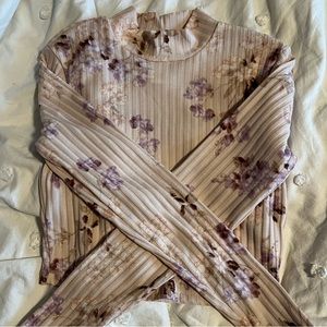 Long sleeve floral H&M Top